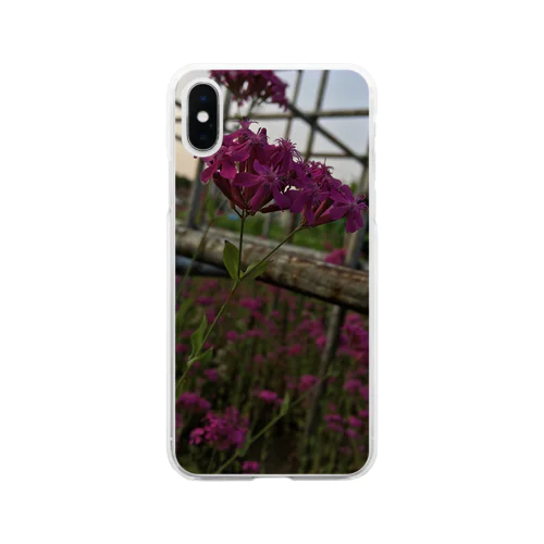 花 Soft Clear Smartphone Case