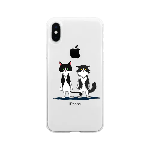 AO&SORA 立ちイラスト Soft Clear Smartphone Case