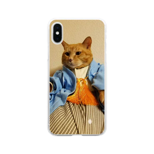 大きいねこキース Soft Clear Smartphone Case