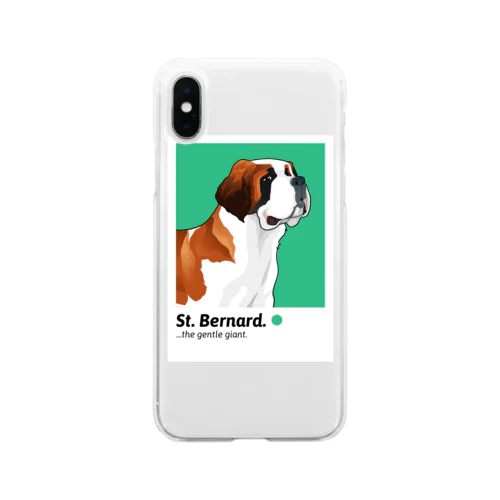 セント・バーナード St. Bernard Soft Clear Smartphone Case