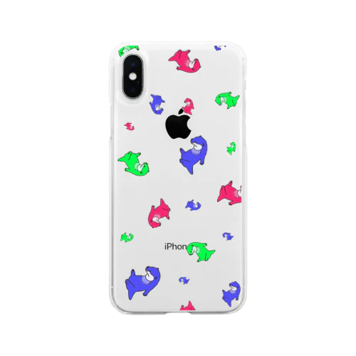 カワウソぺこりん Soft Clear Smartphone Case