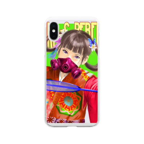 藤原薬子 Soft Clear Smartphone Case