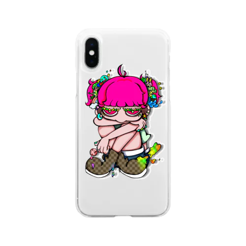 ろりぽっぷ。 Soft Clear Smartphone Case