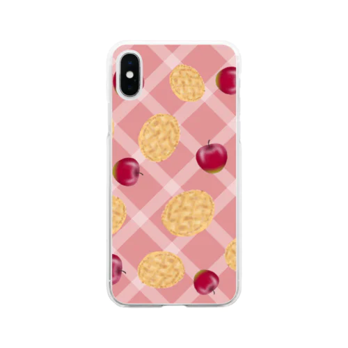 丸ごとりんご&アップルパイ Soft Clear Smartphone Case