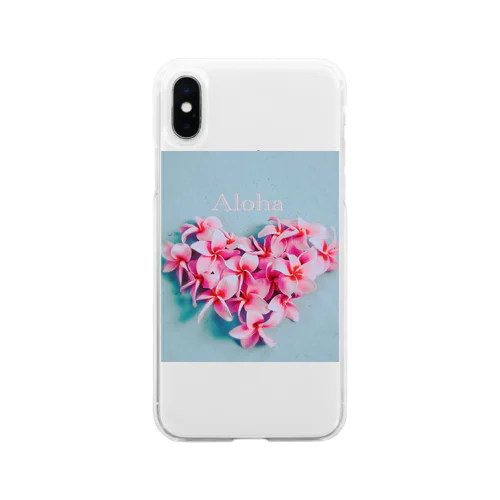 puameria Heart Soft Clear Smartphone Case