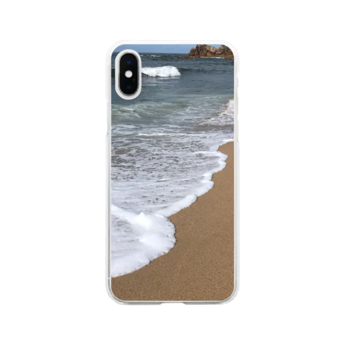 笹川流れ Soft Clear Smartphone Case