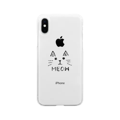 クレヨンねこちゃん Soft Clear Smartphone Case