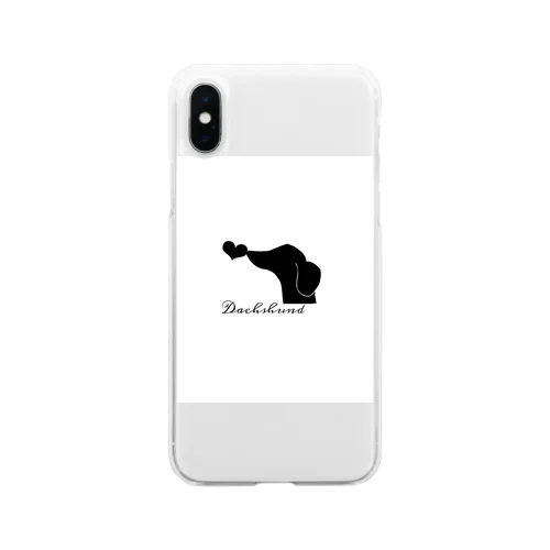 Dachshund Soft Clear Smartphone Case