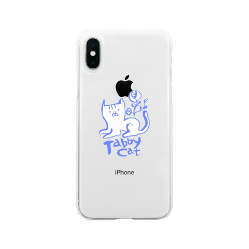 たびキャット Soft Clear Smartphone Case