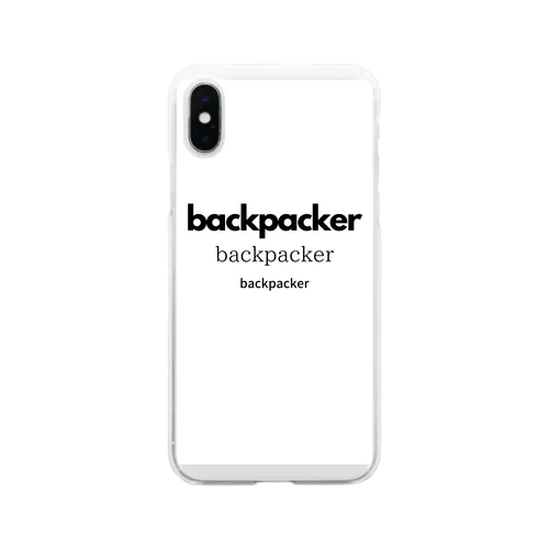 backpacker ソフトクリアスマホケース