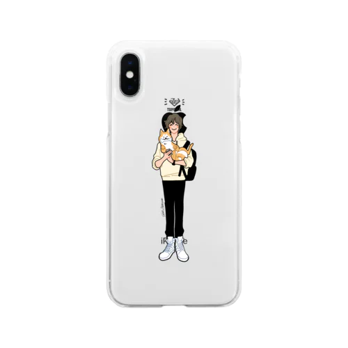 強ガール スマホケース ユウジver. Soft Clear Smartphone Case