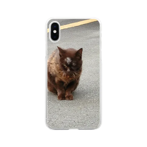 Stray cat Soft Clear Smartphone Case