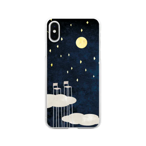 朝まで話をしよう。 Soft Clear Smartphone Case