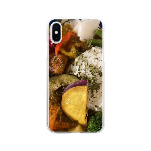 スパイスカレー Soft Clear Smartphone Case