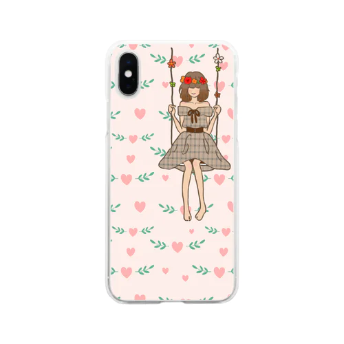 ぶらんこ Soft Clear Smartphone Case