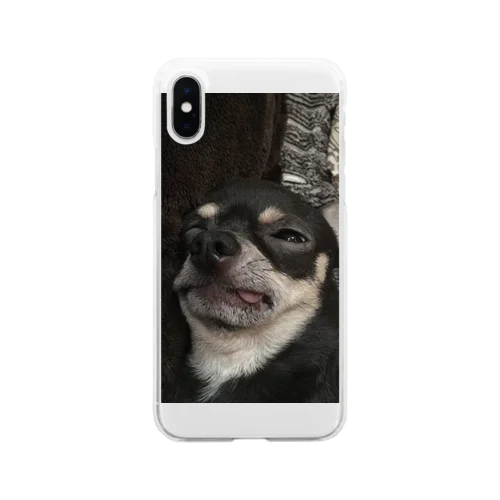 ブサカワ系犬 Soft Clear Smartphone Case