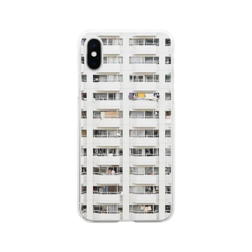 ダダ団地 Soft Clear Smartphone Case