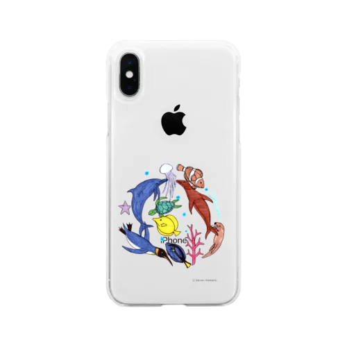 大介の水族館 Soft Clear Smartphone Case