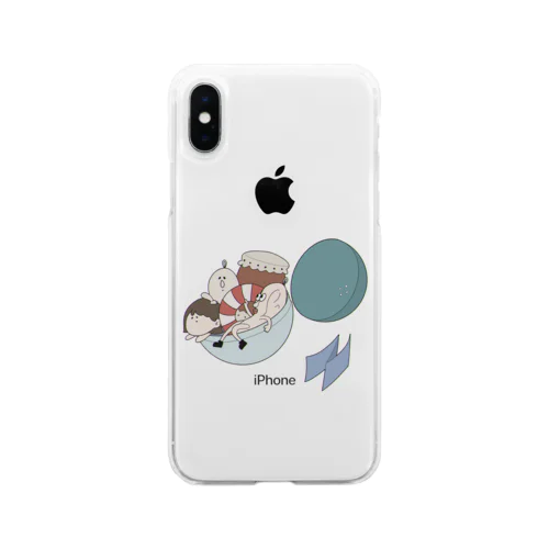 集合ガチャ Soft Clear Smartphone Case