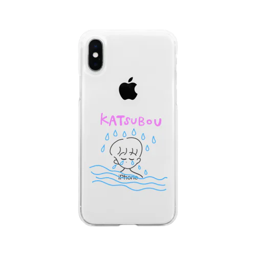 渇き Soft Clear Smartphone Case