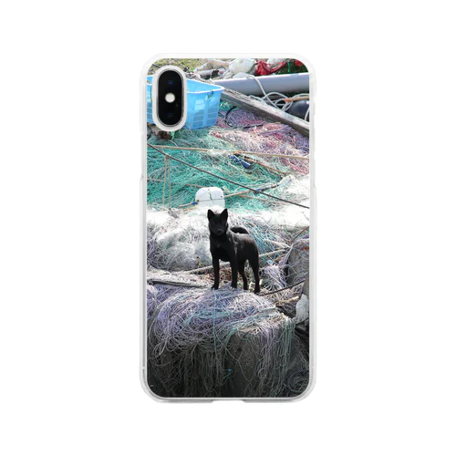 野犬くん Soft Clear Smartphone Case