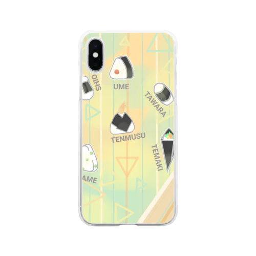 おにぎりスマホケース Soft Clear Smartphone Case