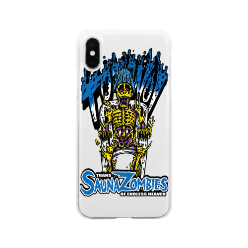 SAUNA ZOMBIES - TOTONOI SKELETON CASE - Soft Clear Smartphone Case