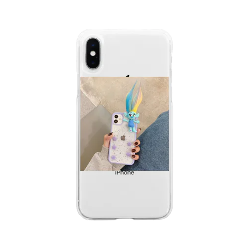 トロール人形 iphoneケース Soft Clear Smartphone Case