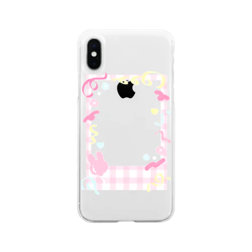 ⭐ チェキ風フレーム スマホケース ⭐ Soft Clear Smartphone Case