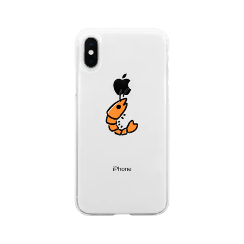 えびぞり Soft Clear Smartphone Case