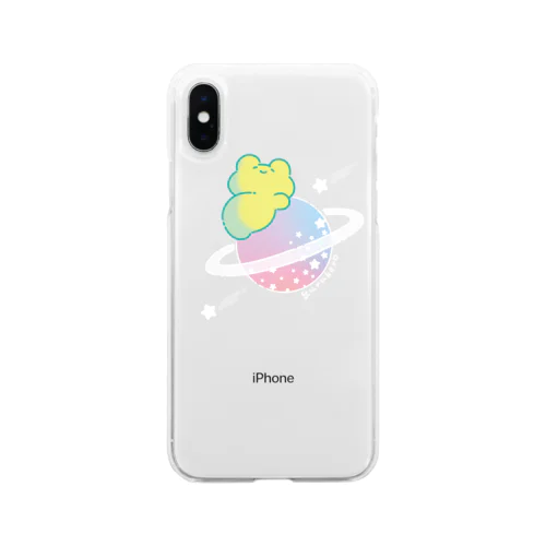 ゆるけろ おん ざ ぷらねっと Soft Clear Smartphone Case