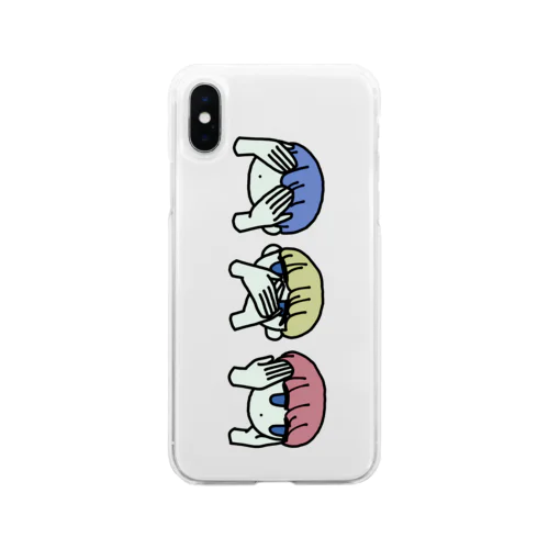 みずいわずきかず Soft Clear Smartphone Case