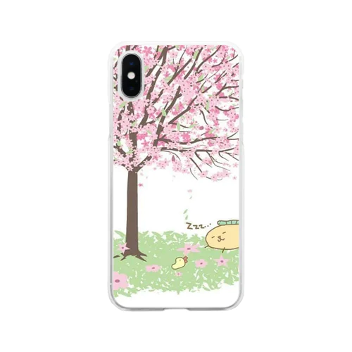 まるこいとのびたん Soft Clear Smartphone Case