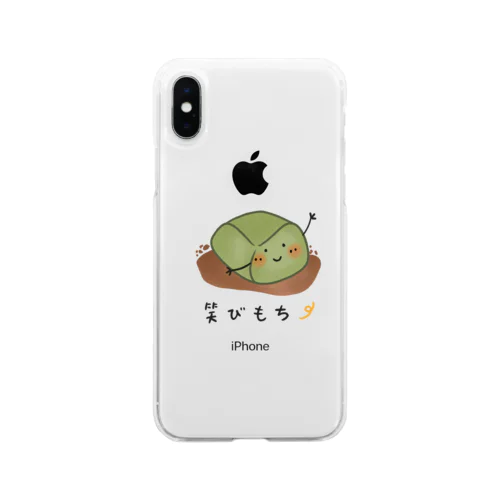 笑うわらび餅 Soft Clear Smartphone Case
