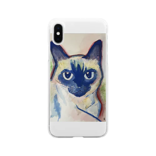 樽ねこ 1 Soft Clear Smartphone Case