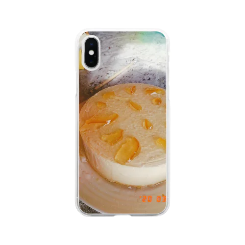 柚子 蜂蜜 ケーキ  Soft Clear Smartphone Case