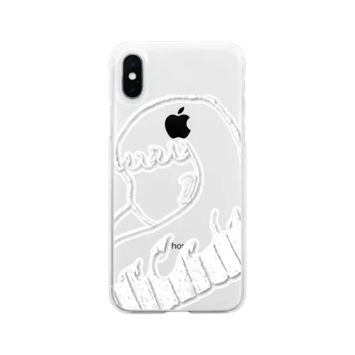 横顔ピアノ Soft Clear Smartphone Case