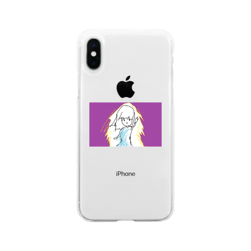 能力発動系ガール Soft Clear Smartphone Case