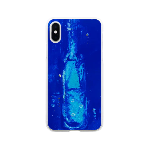 blue bottle💙💙💙 Soft Clear Smartphone Case