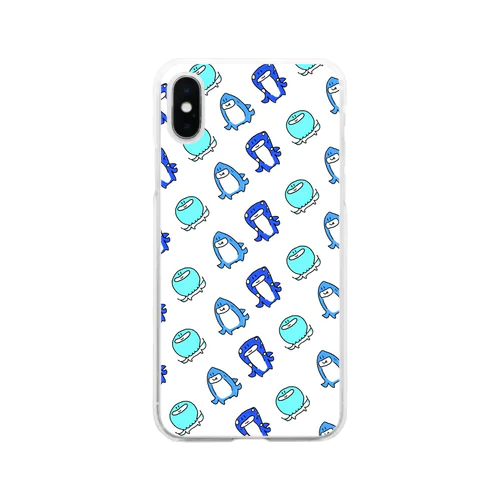 うみのおともだち Soft Clear Smartphone Case