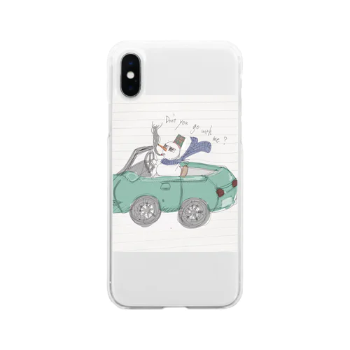 ヘビーSnow Man Soft Clear Smartphone Case