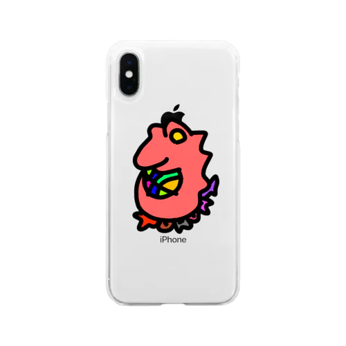 劇かわドラゴン Soft Clear Smartphone Case