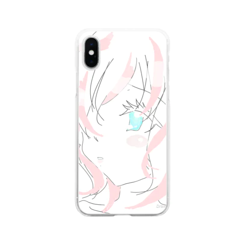 碧眼少女 Soft Clear Smartphone Case