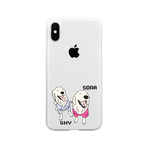 うちの子1番☆SKYくん&そらくん2 Soft Clear Smartphone Case