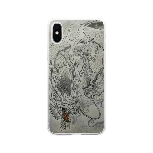 龍神  ～怒～ Soft Clear Smartphone Case