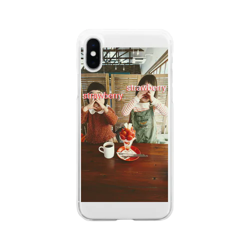 strawberry Soft Clear Smartphone Case