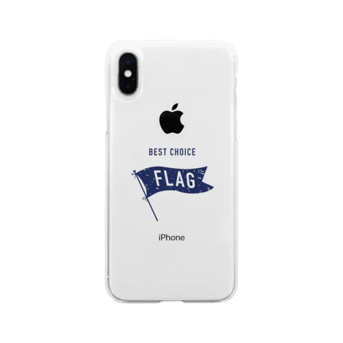 FLAG ソフトクリアスマホケース