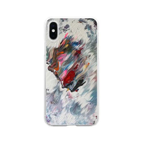 Side Face 003 Soft Clear Smartphone Case