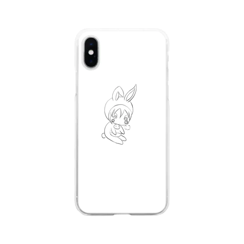 おこうさちゃん Soft Clear Smartphone Case