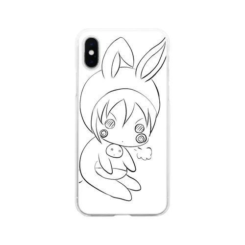 おこうさちゃん Soft Clear Smartphone Case